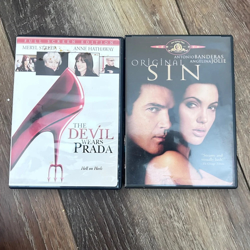 The Devil Wears Prada and Original Sin DVD Set